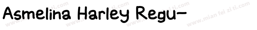 Asmelina Harley Regu字体转换